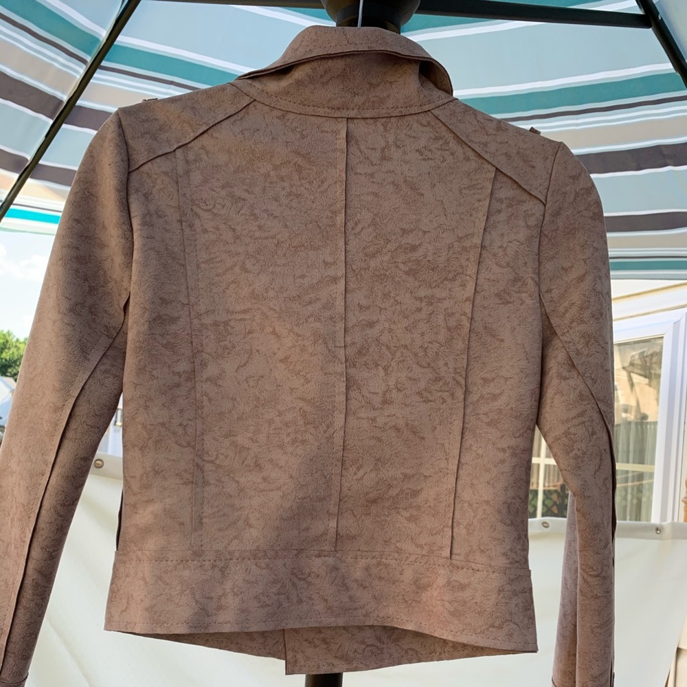 Light pink Nubuck jacket - Picture 3 of 5